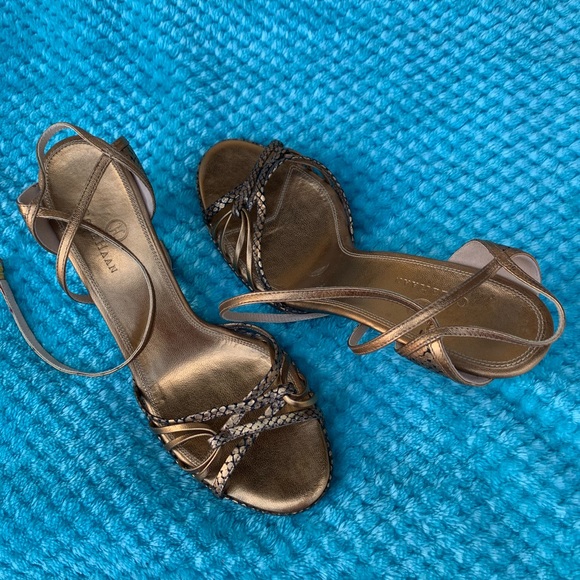 Cole Haan strapped Heels size 8 - Picture 3 of 7